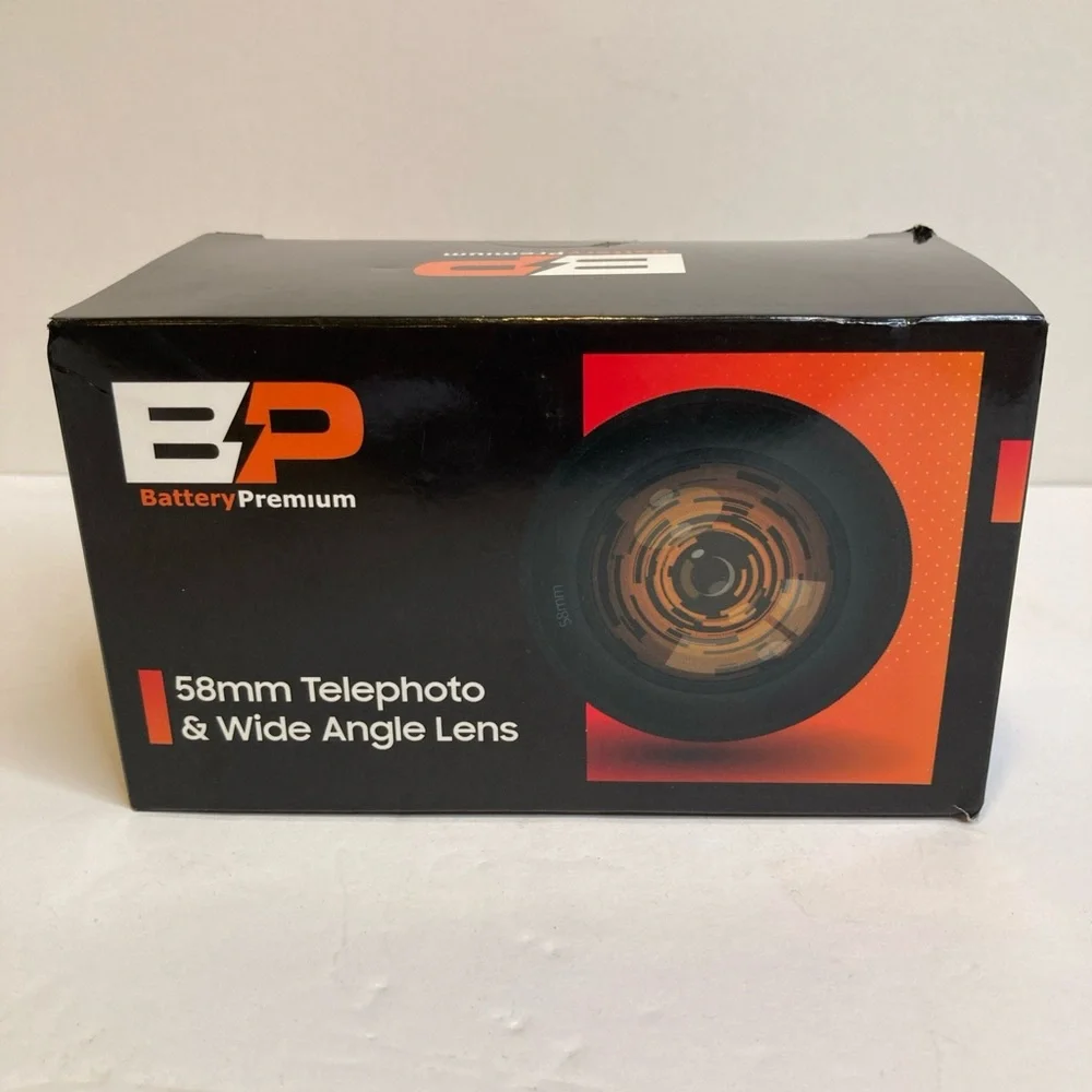 Battery Premium 58mm Professional Telephoto Wide Angle Lens